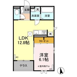 仙台駅 徒歩15分 1階の物件間取画像